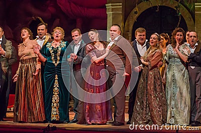 Classical Opera Traviata Editorial Stock Photo